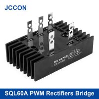 1Pcs Three Phase PWM Rectifiers Bridge Pile SQL60A Aluminum Metal Case 3 Phase Diode Bridge