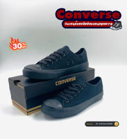 ?รองเท้าผ้าใบConverse Jack รองเท้าสีดำล้วน รองเท้าทำงาน รองเท้าลำลอง ลินค้าพร้อมกล่อง