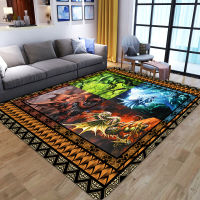 Tiger Pattern Large 3D Mat For home Living Room flower Printed Area Rug Bedroom Sponge Bedside Mat Entrance Door Carpet Washable