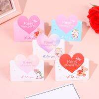 PING3693 10Pcs/Lot Festival Birthday Gift Blessing Card Thank You Cards Love Heart Greeting Cards Valentines Day