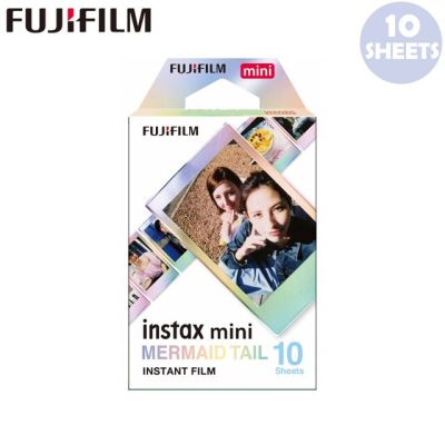 New 10 Sheets Fuji Fujifilm Instax Mini 11 9 8 White Edge Films Colour Fims for Instax Camera MONOCHROME Rainbow Macaron Cartoon
