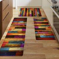 【DT】hot！ 1pc Colored Board Printed Floor Household Non-Slip Door Mats Rug