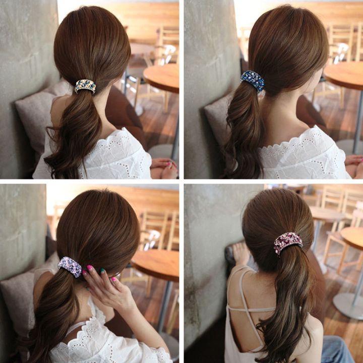korean-rhinestone-buckle-hair-circle-crystal-diamond-horsetail-buckle-headdress-fashion-hair-accessories