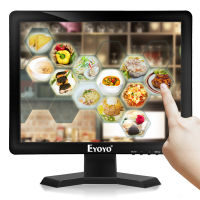 Eyoyo 15 "นิ้วหน้าจอทัชสกรีน HDMI / VGA หน้าจอแอลอีดี4:3จอแสดงผล1024 × 768 W/Built-In สำหรับระบบ POS อุตสาหกรรมอุปกรณ์คอมพิวเตอร์แล็ปท็อป