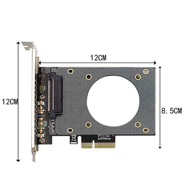 u-2-ssd-sff-8639ไปยัง-pci-การ์ดอะแดปเตอร์ขยาย-x4สำหรับ-ssd-nvme-ไรเซอร์การ์ด-pci-express-x4-x8-x16-gen4-64gpbs-สำหรับอะแดปเตอร์-fjk3825เดสก์ท็อปพีซี