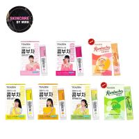 TEAZEN Kombucha ทีเซ็น คอมบูชา มี 7 รสชาติ [ 1 กล่อง 10 ซอง ] #ชาจองกุก