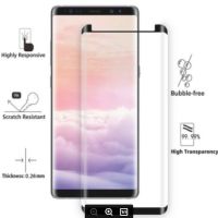 ฟิล์มเต็มจอ กาวขอบ ซัมซุง โน้ต8 สีดำ For Samsung Galaxy Note8 Full Frame Tempered Glass Screen (6.3) Black