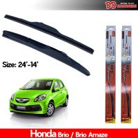 ที่ปัดน้ำฝน ใบปัดน้ำฝน ซิลิโคน Honda Brio , Brio Amaze ไซส์ 24-14 ยี่ห้อ Diamond กล่องแดง