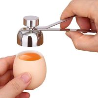 Stainless Steel Egg Scissors Eggshell Cutter Egg Topper Shell Opener Cracker Kitchen Gadgets Baking Tools Egg Sheller Family