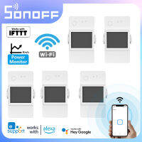 1-5PCS SONOFF POW Elite 16A20A Smart Power Meter Switch Energy Monitor ป้องกันการโอเวอร์โหลด EWeLink APP Smart Home Automation