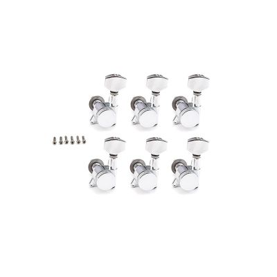 6L Tuning Keys Machines Heads String Tuners for Electric Guitar Acoustic Guitar Parts