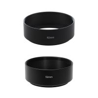 2 Pcs Mount Standard Metal Lens Hood for Canon Nikon Pentax Sony Olympus, 52mm &amp; 62mm