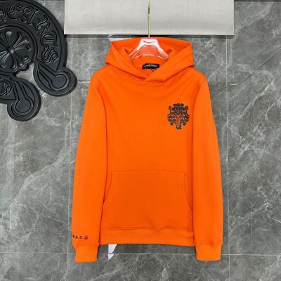 PTKR Chrome Hearts 2023 autumn and winter New Horseshoe Sanskrit printed logo decorative design loose hooded sweater for men and women