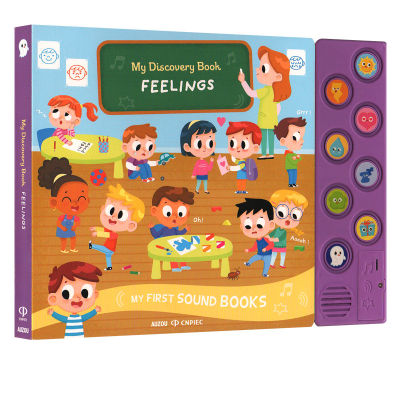 English original my discovery Book feelings feeling childrens emotional intelligence training cognitive enlightenment cardboard pronunciation book auzou French independence