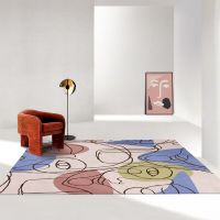 Human Face Abstract Art Rugs for Bedroom Creative Studio Lounge Rug Living Room Decoration Large Area Carpet Non-slip Floor Mat Tapestries Hangings