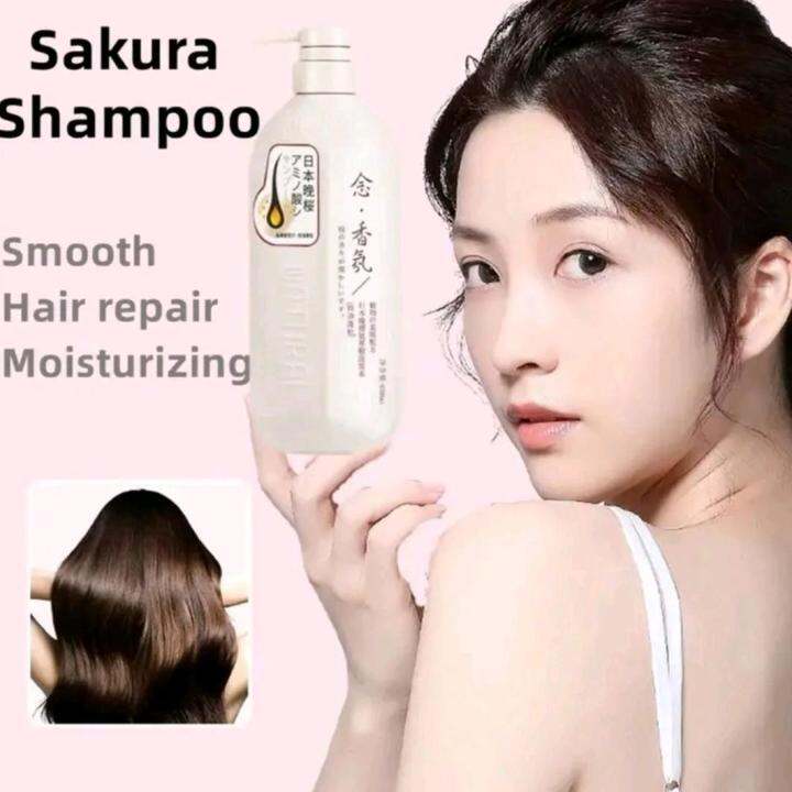 Original Sakura Japan shampoo 650ml mabango smooth silky hair Lazada PH