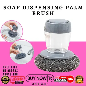 OXO SteeL Soap Dispensing Palm Brush [Video] [Video] in 2023