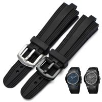 ✜ Watchband Man Rubber Replacement Watch Band Strap For Dia-gono Convex 22x7mm Drop Shipp Waterproof Sports Bracelet Black