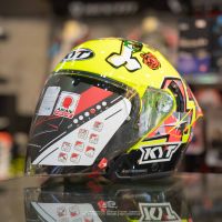 NEW ! หมวกกันน็อค KYT รุ่น NF-J ลาย ESPARGARO MISANO 2018 REPLICA