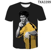 2023 NEW2022ใหม่ความพยายามศิลปะการต่อสู้คนดัง Bruce Lee 3D พิมพ์ T เสื้อผู้ชายผู้หญิงเด็กแฟชั่นฤดูร้อน Cool Tee Streetwear Tops