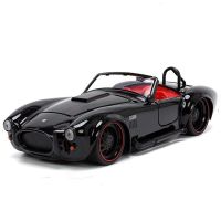 โมเดล1:24 Ford Shelby Cobra 427 S/c 1965โมเดลรถโลหะผสม Diecasts &amp; ของเล่นยานพาหนะเก็บของขวัญวันเกิดเด็กชายรถของเล่น