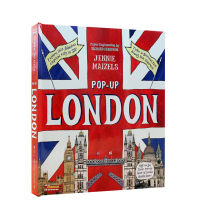 Pop up London 3D three-dimensional book hardcover three-dimensional book Jennie Maizels 6-12-year-old childrens English Cognition of urban geographical features popular science extracurricular interest reading