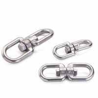 Limited Time Discounts 1PCS M4 M5 M6 M8 M10 M12-M20 Stainless Steel 8-Word Universal Dog Chain Climbing Swivel Ring Hook Eye Connectors Carabiner Clasp