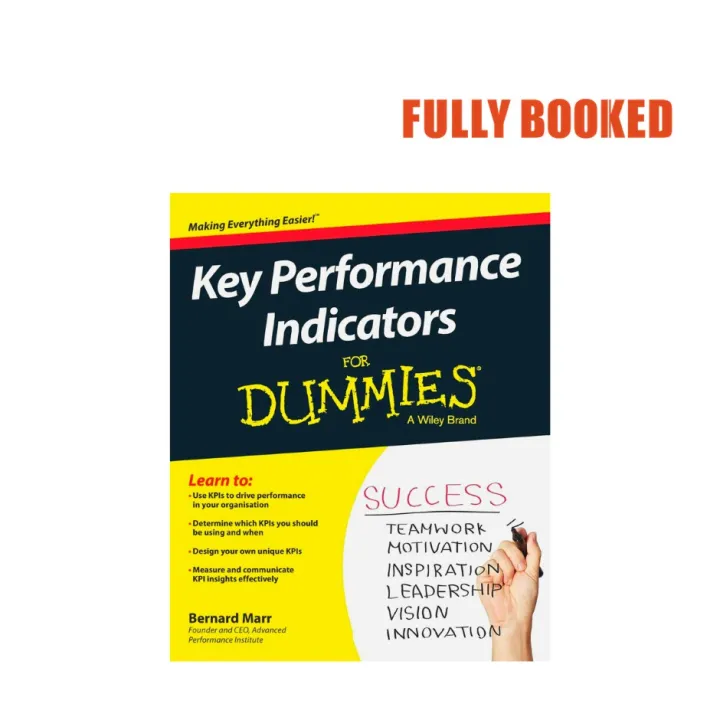 Key Performance Indicators For Dummies (Paperback) By Bernard Marr ...