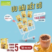 Combo 5 hộp Bột Cacao sữa hoà tan Passion 3 in 1 - 5 Hộp x 285g