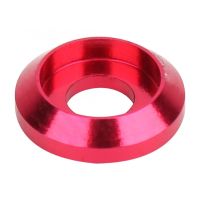 20Pcs M3x8x2 Anodizing Aluminum Alloy Pink Washer Gasket M3 Hex Socket Countersunk Head Screw Washer Gasket Toy Car Decoration