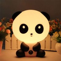 Cartoon Panda Dog Bear Night Light Baby Kids Sleeping Bedroom Lamp For Children Bedside Living Room Christmas gifts EU/US Plug