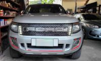 กระจังหน้า ฟอร์ด แรนเจอร์ ford ranger 2012-214 สี ดำ ขอบ ขาว daylight LED