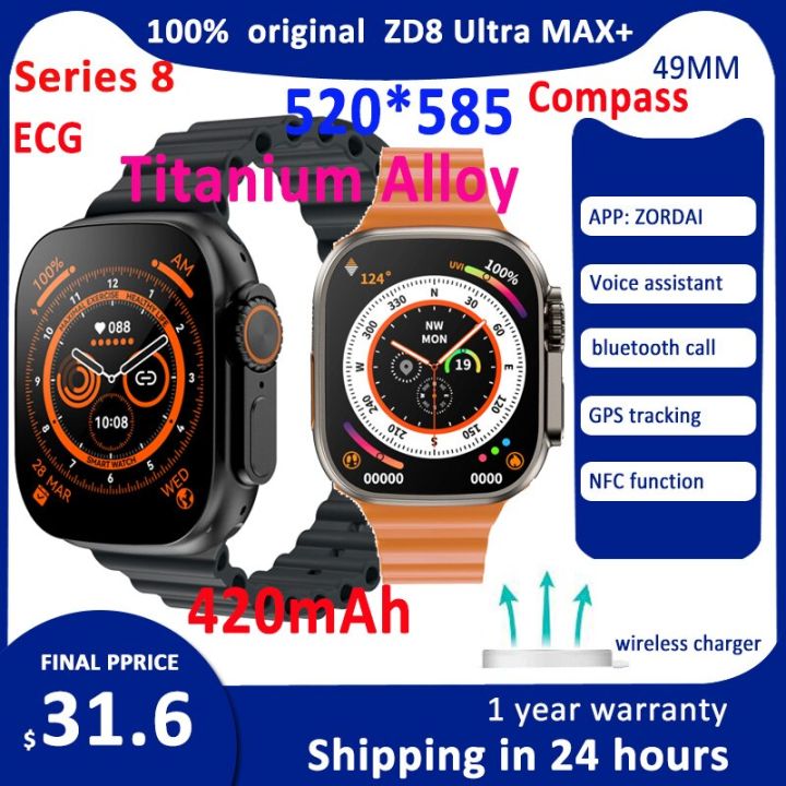 zzooi-zd8-ultra-max-smart-watch-series-8-49mm-titanium-alloy-520-585-2-2-inch-bt-call-nfc-ecg-compass-ip68-waterproof-smartwatch-men