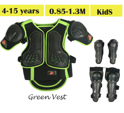 For 4-15 years Child Kids Motocross Full Body Protect Guard Vest Waistcoat Riding Cycling MX MTB Downhill Elbow Knee armor