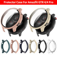 กระจกกันรอยหน้าจอสำหรับ Amazfit GTR 44 Pro S Mart W Atch ฝาครอบป้องกันสำหรับ Huami Amazfit GTR4กรณีกันชนเชลล์