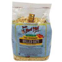 (แพ็ค 2) Bobs Red Mill Organic Oats ที่รีดปกติ 32 ออนซ์