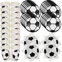 Soccer Party Party Bundle Plates Cups Napnins Cutlery Banner Gift Bags Balloons Birthday Party Suppleis Football Match Decor