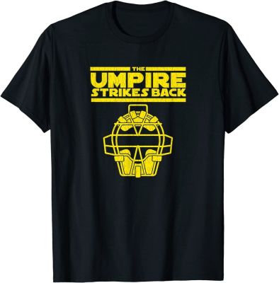 Mens The Umpire Strikes Back Funny Baseball T-Shirt