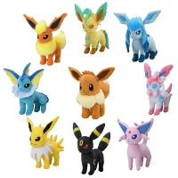 【CW】۞  15-20CM Kawaii Eevee Eeveelution Sylveon Flareon Jolteon Umbreon Vaporeon Dolls Kids Xmas Birthday