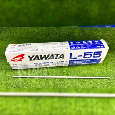 YAWATA ลวดเชื่อม กล่องน้ำเงิน ARC WELDING ELECTRODE 490 N/MM2 HIGHT TENSILE STRENGTH รุ่น L-55/4.0x400 MM. 5 KG เครื่องเชื่อม เชื่อม ช่าง เครื่องมือช่าง จัดส่ง KERRY