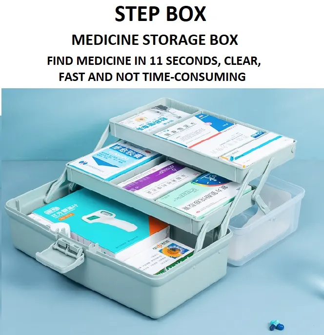 3 layer Medicine Box Multipurpose Organizer family first aid supplies