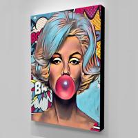 ภาพวาดผ้าใบ Pop Culture Wall Art Bubble HD การพิมพ์ Marilyn Monroe โปสเตอร์ Graffiti Home Decor สำหรับห้องนอน Modular Pictures