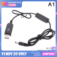 ?newdv2 โมดูลเพิ่ม5V 9V 12V ก้าวขึ้น1เมตรสายอะแดปเตอร์แปลง USB ปลั๊ก5.5x2.1มม. สำหรับ Arduino WiFi USB Power Boost line