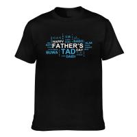 Top Quality Happy FatherS Day Around The World Language Papa Daddy Bapa Creative Printed Cool Tshirt