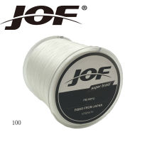 JOF 8 Strands 100M PE Braided มัลติฟิลาสายตกปลาสายตกปลาสีขาว/สีเหลือง/สีฟ้า/สีเขียว13-200ปอนด์