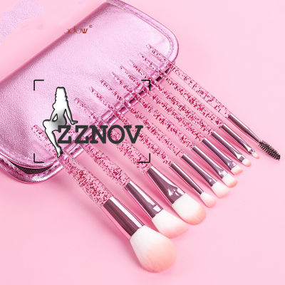 zznov พร้อมส่ง 10ชิ้นแปรงแต่งหน้าชุด แปรงปัดอายชาโดว์ ชุดแปรงแต่งหน้า แปรงปัดแป้งขนาดใหญ่ High - end