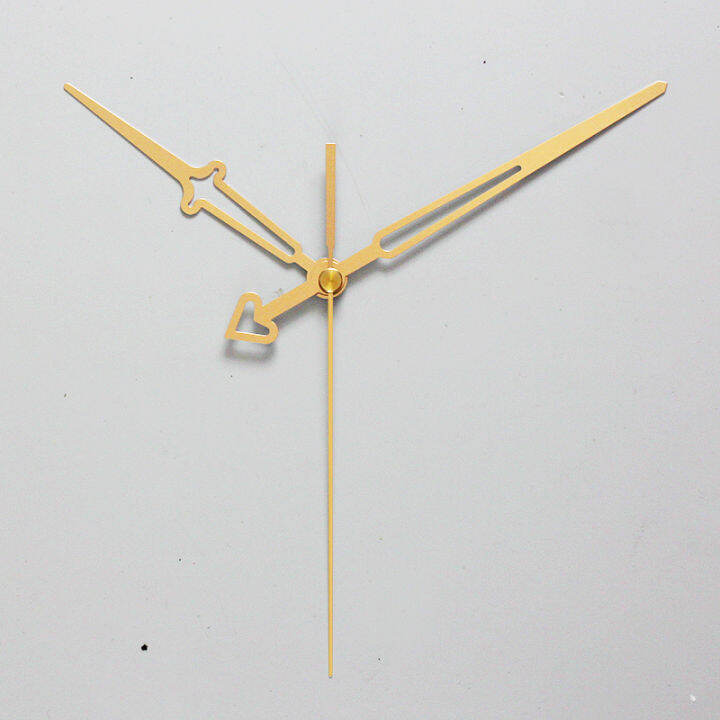 Metal Wall Clock Hands Gold Home Decor Hour Hand Minute Hand Second