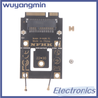 Wuyangmin อะแดปเตอร์ M.2 NGFF To Mini PCI-E (PCIe + USB) สำหรับ M.2 Wifi บลูทูธไร้สาย Wlan