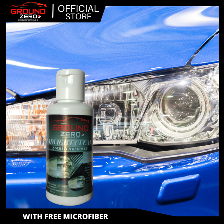 07Ground Zero Car Care Headlight Cleaner and Scratch remover 60ML