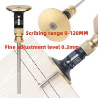 Allsome 0.2mm Woodworking European Style Scriber High Precision Blade Scribing Tools Parallel Line Drawing Mortise Marking Gauge